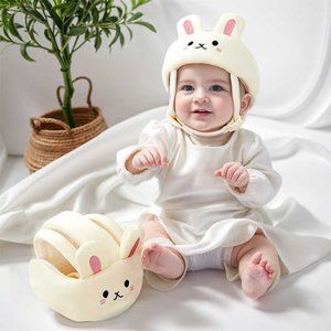 Baby Infant Toddler No Bump Safety Head Cushion Bumper Bonnet Adjustable Protect